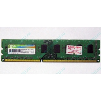 НЕРАБОЧАЯ память 4Gb DDR3 SP (Silicon Power) SP004BLTU133V02 1333MHz pc3-10600 (Балашиха)