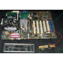 Материнская плата Asus P4PE (FireWire) с процессором Intel Pentium-4 2.4GHz s.478 и памятью 768Mb DDR1 Б/У (Балашиха)