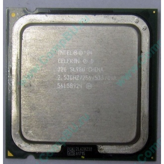 Процессор Intel Celeron D 326 (2.53GHz /256kb /533MHz) SL98U s.775 (Балашиха)